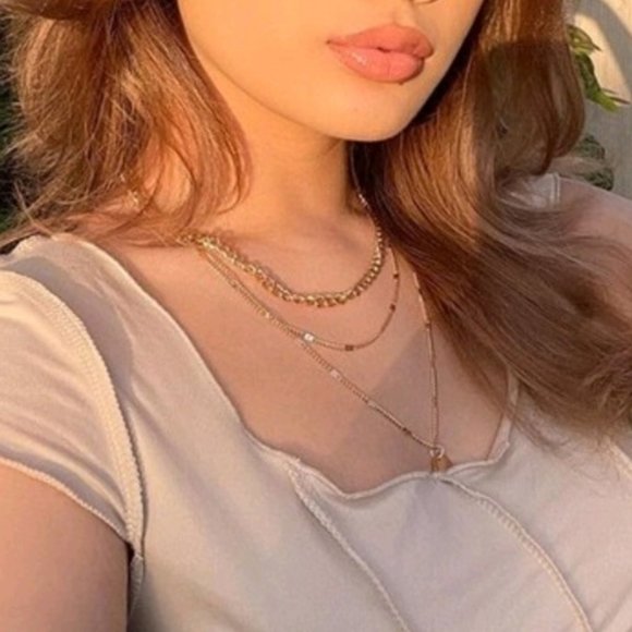 Women's Jewelry Layered Accessories Round Pendant - Picture 9 of 14